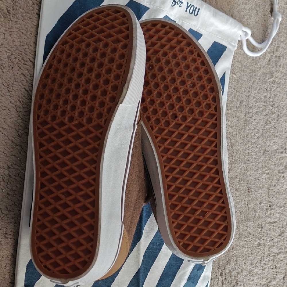 Vans Men's Tan and Brown Sneakers - Picture 5 of 6